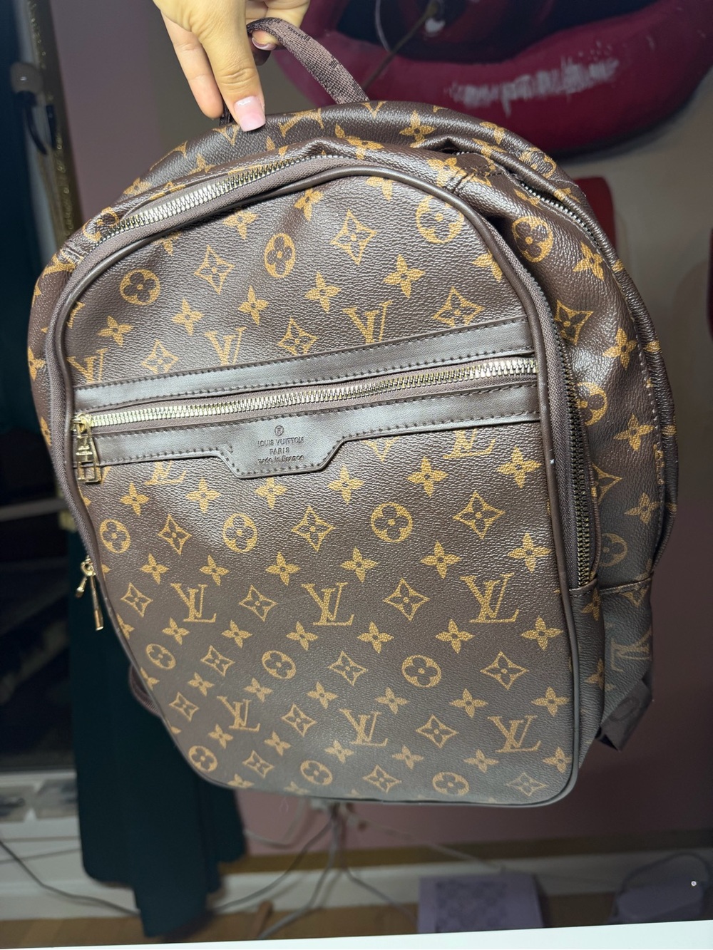 Louis Vuitton Brown Monogram Canvas Backpack